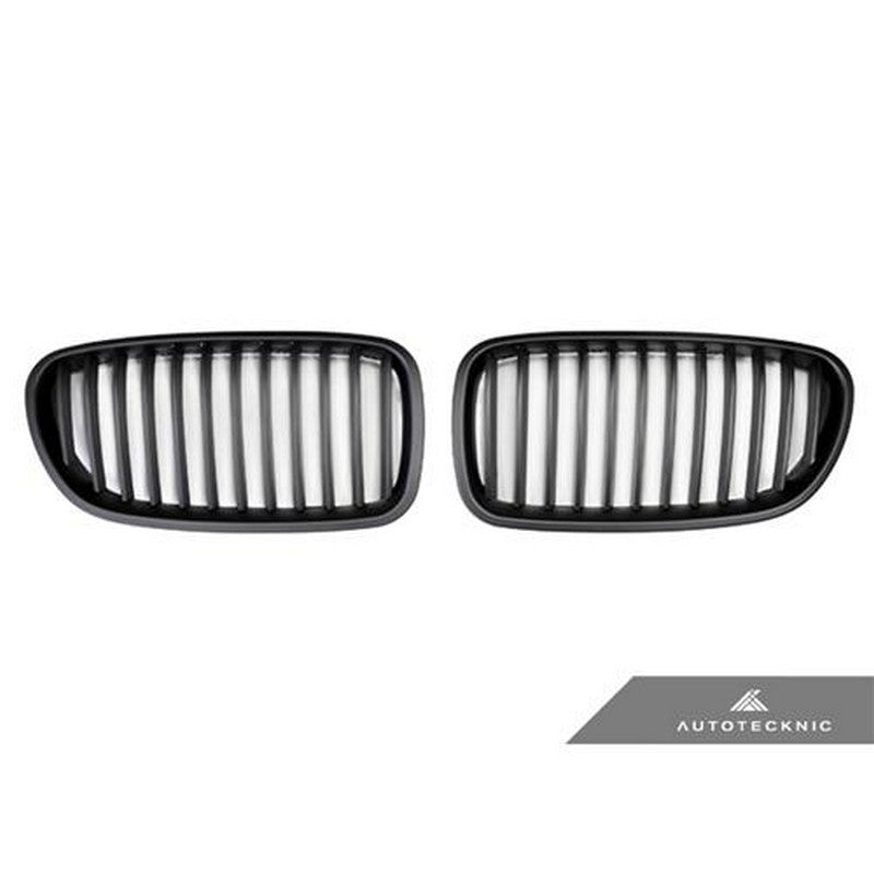 AutoTecknic Aero Stealth Black Front Grilles For BMW 535i - AutoTalent