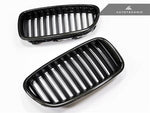 AutoTecknic Aero Carbon Fiber Front Grilles For BMW F10 550i - AutoTalent