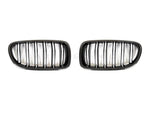 AutoTecknic Aero Carbon Fiber Dual Slats Front Grilles For BMW F10 523i - AutoTalent