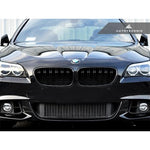 AutoTecknic Aero Glazing Black Dual-slats Front Grilles For BMW F10 M5 - AutoTalent