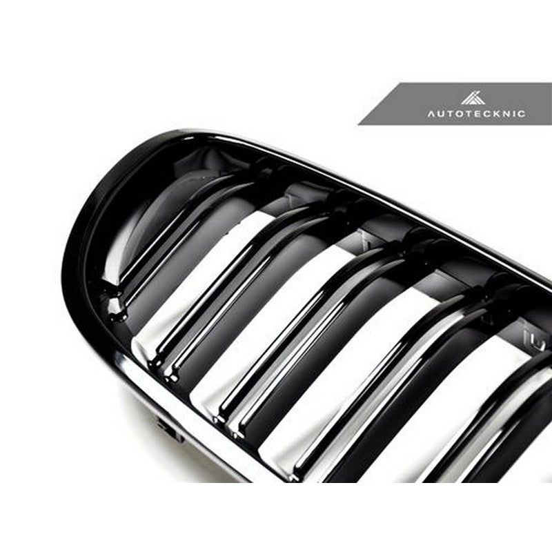 AutoTecknic Aero Glazing Black Dual-slats Front Grilles For BMW M5 - AutoTalent