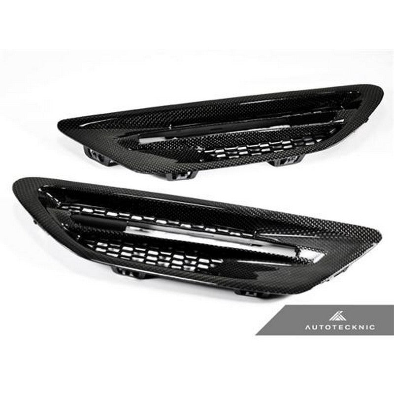 AutoTecknic Aero Replacement Carbon Fiber Fender Vents For BMW F10 M5 - AutoTalent