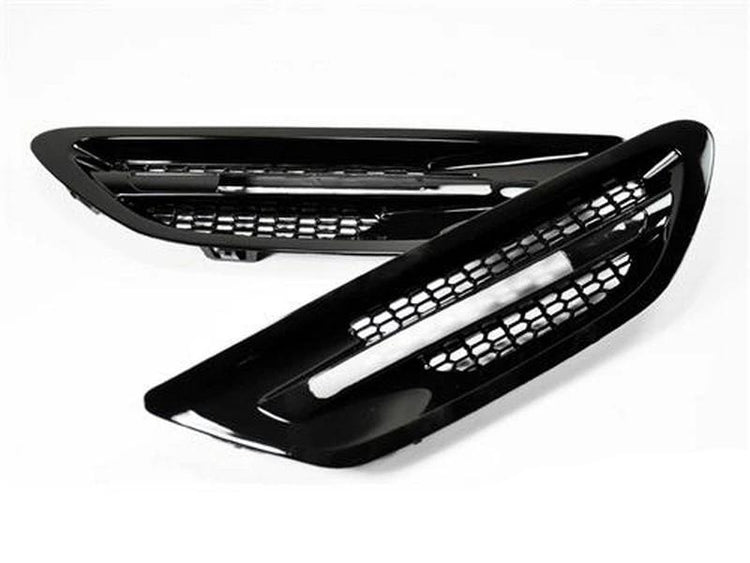 AutoTecknic Aero Glazing Black Fender Vents For BMW F10 523i -AutoTalent