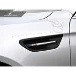 AutoTecknic Aero Replacement Stealth Black Fender Vents For BMW F10 M5 - AutoTalent