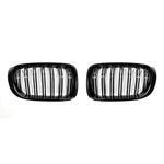 AutoTecknic Aero Replacement Glazing Black Front Grilles For BMW F26 X4 - AutoTalent
