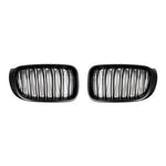 AutoTecknic Aero Replacement Stealth Black Front Grilles For BMW F25 X3 - AutoTalent