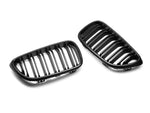 AutoTecknic Aero Dual Slats Carbon Fiber Front Grilles For BMW F22 M240i - AutoTalent