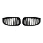 AutoTecknic Aero Replacement Glazing Black Dual-Slats Front Grilles For BMW F34 328i - AutoTalent