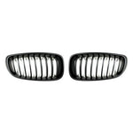 AutoTecknic Aero Replacement Stealth Black Front Grilles For BMW F34 335i - AutoTalent