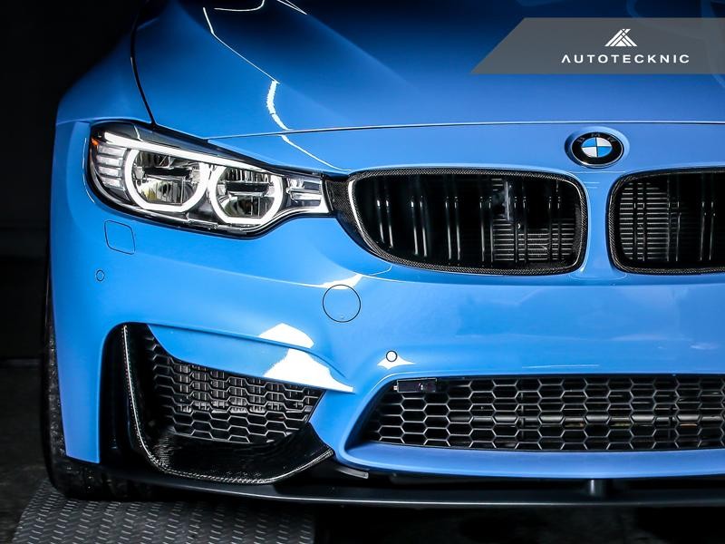 AutoTecknic Aero Dual Slats Front Grilles For F82 M4 - AutoTalent