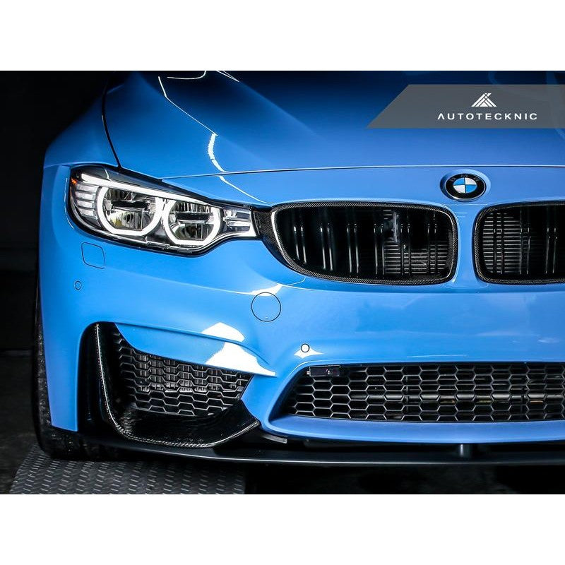 AutoTecknic Fiber Dual Slats Front Grilles For BMW F80 M3 - AutoTalent