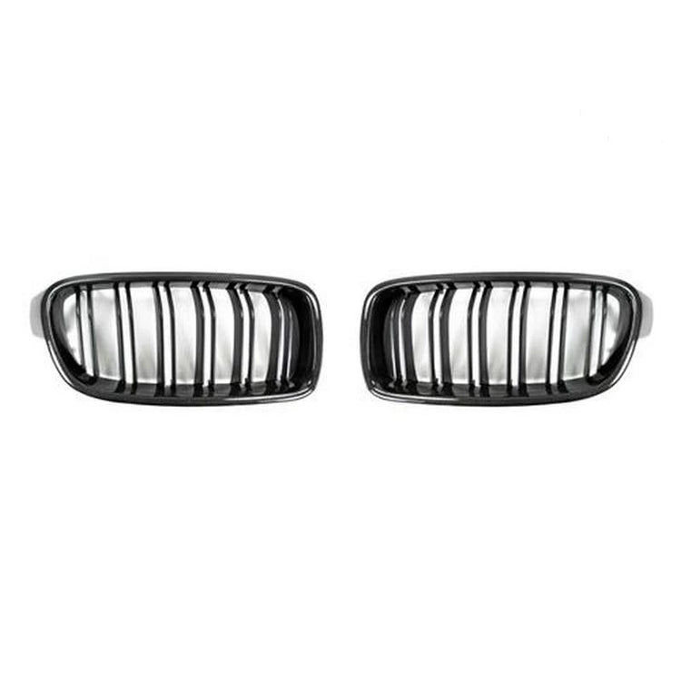 AutoTecknic Aero Dual Slats Front Grilles For BMW F30, F31 3 Series - AutoTalent