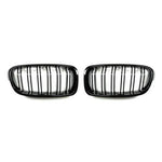AutoTecknic Aero Replacement Glazing Dual-Slats Front Grilles For BMW F30 335i - AutoTalent