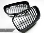 AutoTecknic Aero Black Front Grilles For BMW E82 1M - AutoTalent
