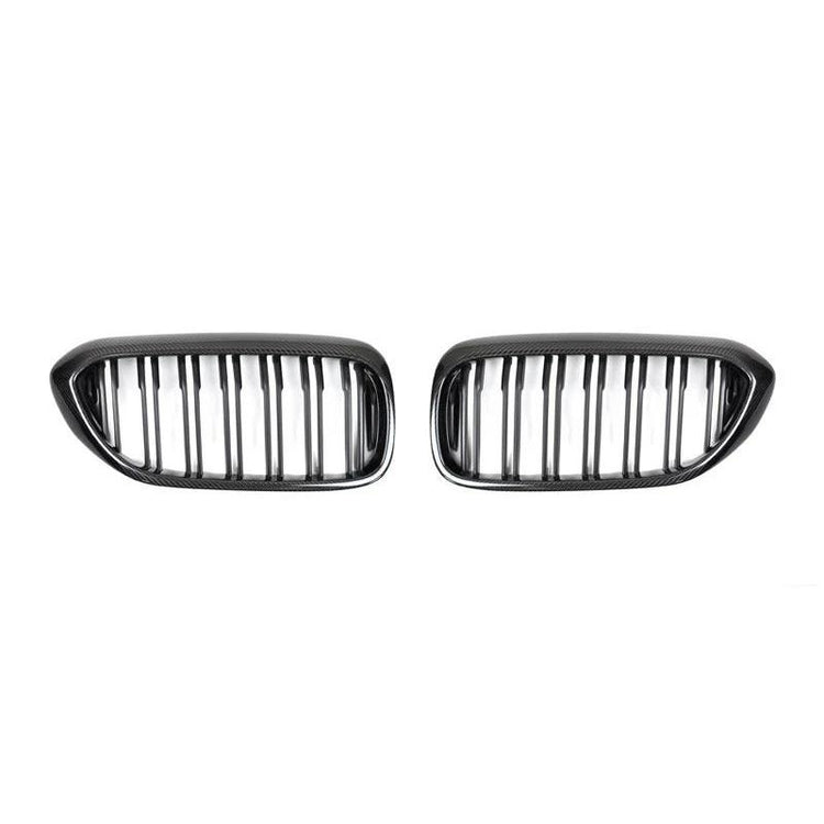 AutoTecknic Aero Replacement Dual Slats Front Grilles For BMW G30 5 Series - AutoTalent