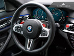 AutoTecknic Interior Steering Wheel Top Cover For BMW M5 - AutoTalent