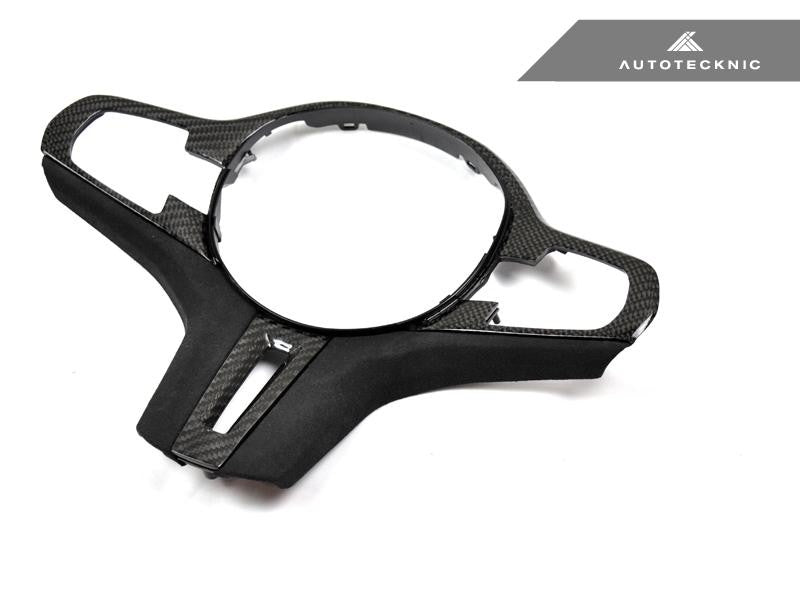 AutoTecknic Interior Alcantara Steering Wheel Trim For BMW X3 - AutoTalent