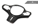 AutoTecknic Interior Alcantara Steering Wheel Trim For BMW X3 - AutoTalent