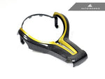 AutoTecknic Interior Outer Steering Wheel Trim Yellow Inner Trim For BMW F80 M3 - AutoTalent