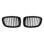 AutoTecknic Aero Replacement Stealth Black Front Grilles For BMW F07 535i - AutoTalent