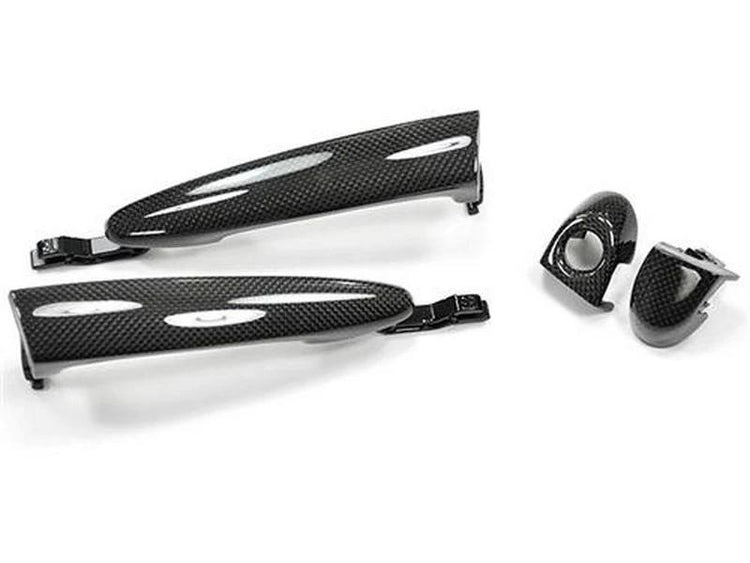 AutoTecknic Aero Replacement Carbon Fiber Door Handles For BMW E90 328i - AutoTalent