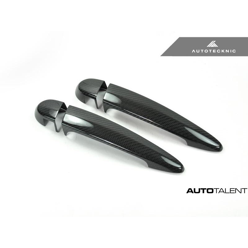 Autotecknic Dry Carbon Fiber Door Handle Trims For Bmw F22 230i - AutoTalent