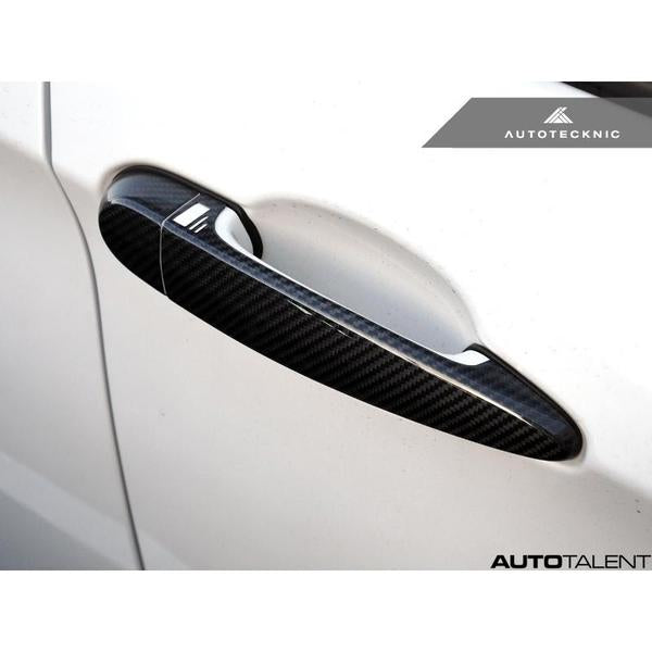 Autotecknic Dry Carbon Fiber Door Handle Trims For Bmw F21 120i - AutoTalent