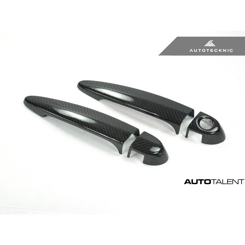 Autotecknic Dry Carbon Fiber Door Handle Trims For 420i - AutoTalent