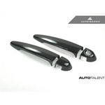 Autotecknic Dry Carbon Fiber Door Handle Trims For 328i - AutoTalent