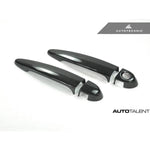 Autotecknic Dry Carbon Fiber Door Handle Trims For 114i - AutoTalent 