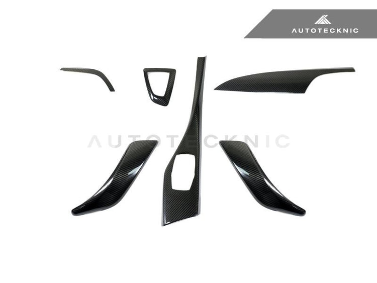 AutoTecknic Interior Dry Carbon Fiber Interior Trim For BMW F22 218i - AutoTalent