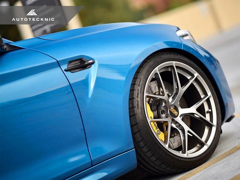 AutoTecknic Aero Glazing Black Fender Trim For F87 M2 - AutoTalent