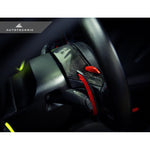 AutoTecknic Replacement Carbon Steering Wheel Top Cover | BMW G8X 2020-2022