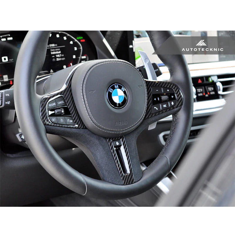 Autotecknic Interior Steering Wheel Trim For BMW M340i - AutoTalent