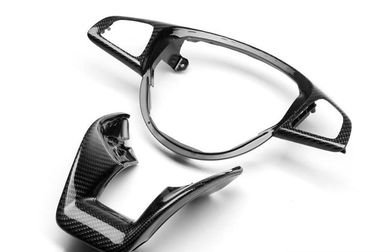 AutoTecknic Interior Steering Wheel Trim For Mercedes C63 AMG S - AutoTalent