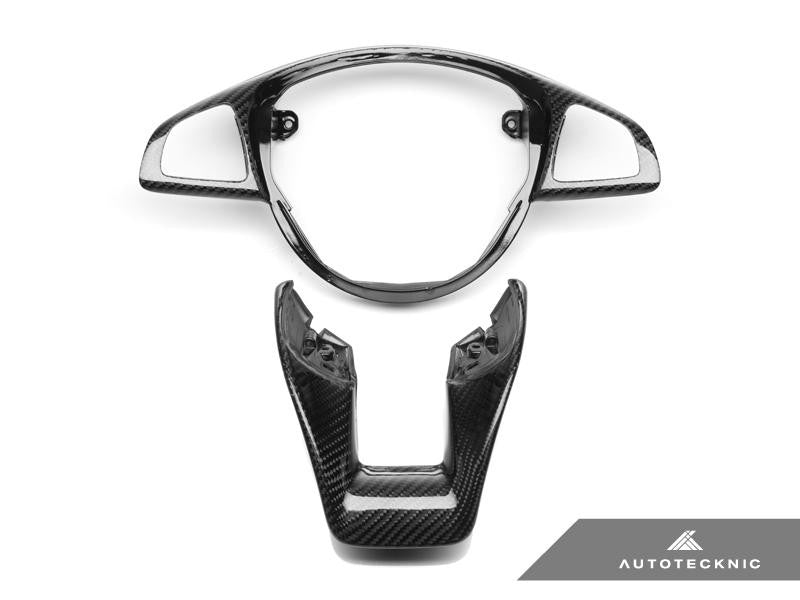 AutoTecknic Interior Steering Wheel Trim For Mercedes-Benz CLA45 - AutoTalent