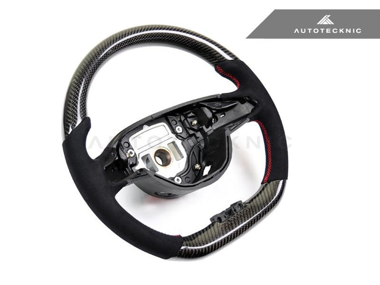 AutoTecknic Interior Steering Wheel Trim For Mercedes-Benz C117 CLA45 AMG - AutoTalent