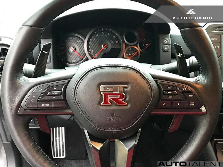 AutoTecknic Interior Painted Competition Shift Paddles For Nissan R35 GT R - AutoTalent