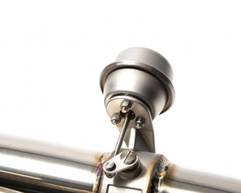 ARMYTRIX Stainless Steel Valvetronic Catback Exhaust System Quad Blue Coated Tips For Audi TT MK2 8J 2007-2014