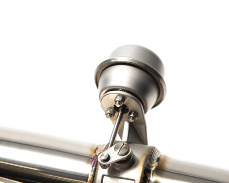 ARMYTRIX Stainless Steel Valvetronic Catback Exhaust System Quad Gold Coated Tips For Audi TT MK2 8J 2007-2014