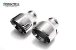 ARMYTRIX Stainless Steel Valvetronic Catback Exhaust System Dual Chrome Silver Tips For Audi TT MK3 8S 2015-2021