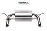 ARMYTRIX Stainless Steel Valvetronic Catback Exhaust System Dual Matte Black Tips For Audi TT MK3 8S 2015-2021