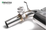 ARMYTRIX Stainless Steel Valvetronic Catback Exhaust System Dual Chrome Silver Tips For Audi TT MK3 8S 2015-2021