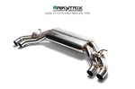 ARMYTRIX Stainless Steel Valvetronic Catback Exhaust System Quad Carbon Tips For Audi TTS Quattro MK3 8S 2.0 TFSI 2015-2021