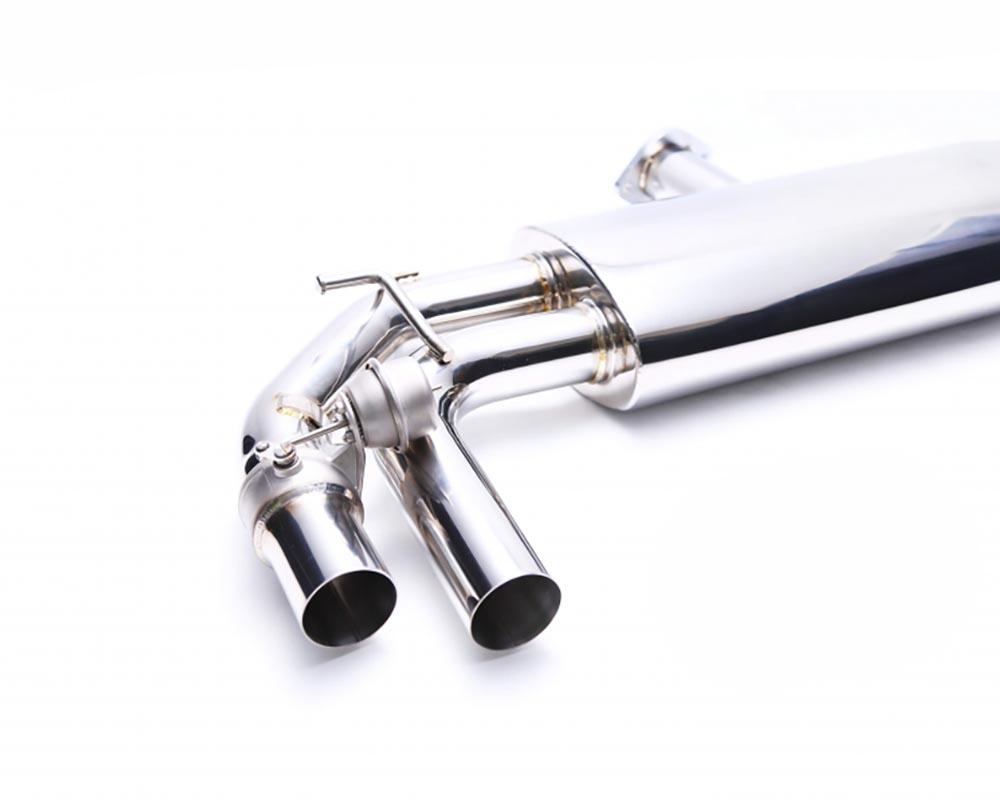 ARMYTRIX Stainless Steel Valvetronic Exhaust System Dual Matte Black Tips For Audi A3 Sportback 8V 2013-2021