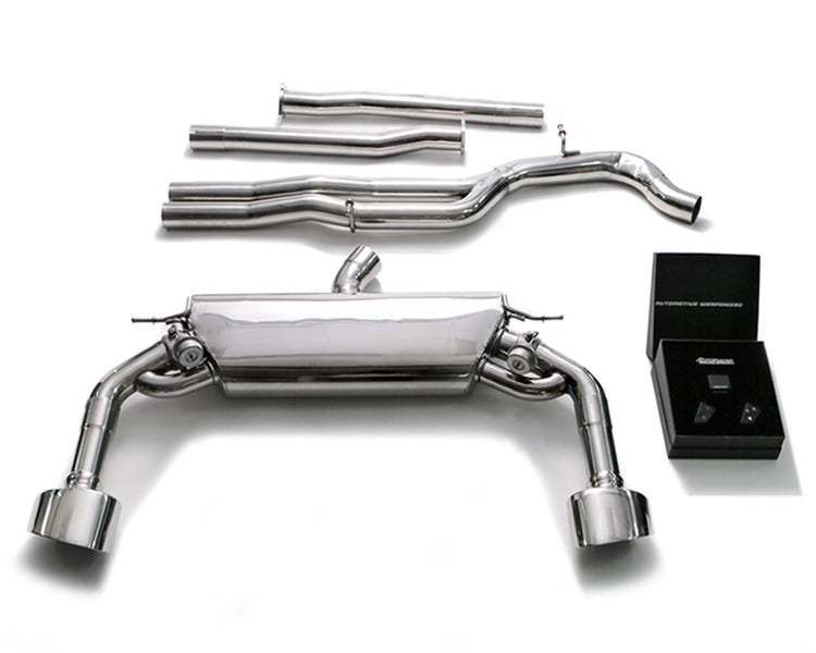 ARMYTRIX Stainless Steel Valvetronic Catback Exhaust System Dual Chrome Silver Tips For Audi RS3 8V 2.5L Turbo Sportback 2015-2021