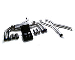 ARMYTRIX Stainless Steel Valvetronic Catback Exhaust System Quad Matte Black Tips For Audi S3 8V Sedan 2.0 Turbo 2013-2021