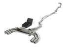 ARMYTRIX Stainless Steel Valvetronic Catback Exhaust System Quad Chrome Silver Tips For Audi S1 8X 2.0L Turbo 2015-2021