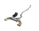 ARMYTRIX Stainless Steel Valvetronic Catback Exhaust System Quad Gold Tips For Audi S1 8X 2.0L Turbo 2015-2021