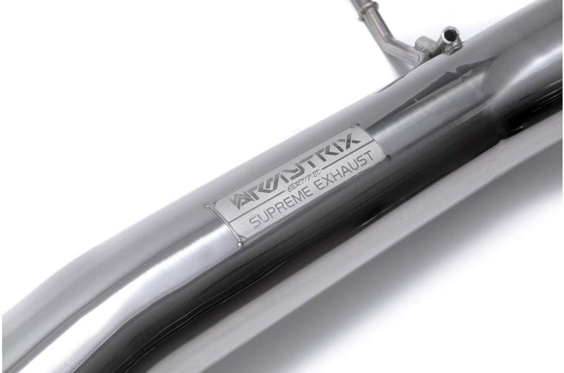 ARMYTRIX Stainless Steel Valvetronic Catback Exhaust System Dual Matte Black Tips For Audi RS4 B9 | RS5 B9 2.9 V6 Turbo 2017-2021